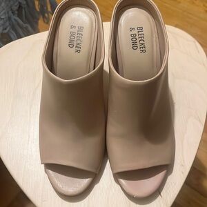 Leather heeled sandals from Bleecker and Bond